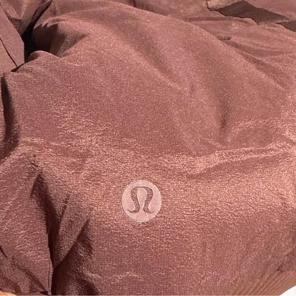 LULULEMON Women’s Reversible Bomber Jacket Size 8 Brown Bronze Full Zipper - Picture 7 of 12